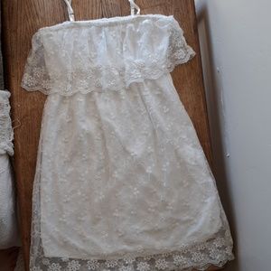 A white kids dress